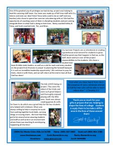 Prayer Letter - Summer 2013 Santa Monica page 2