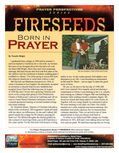 Born in Prayer Image